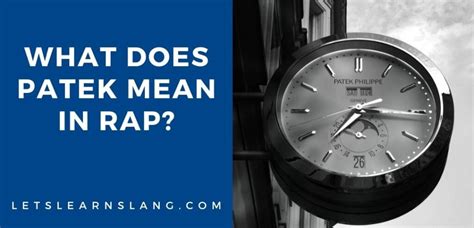 patek slang